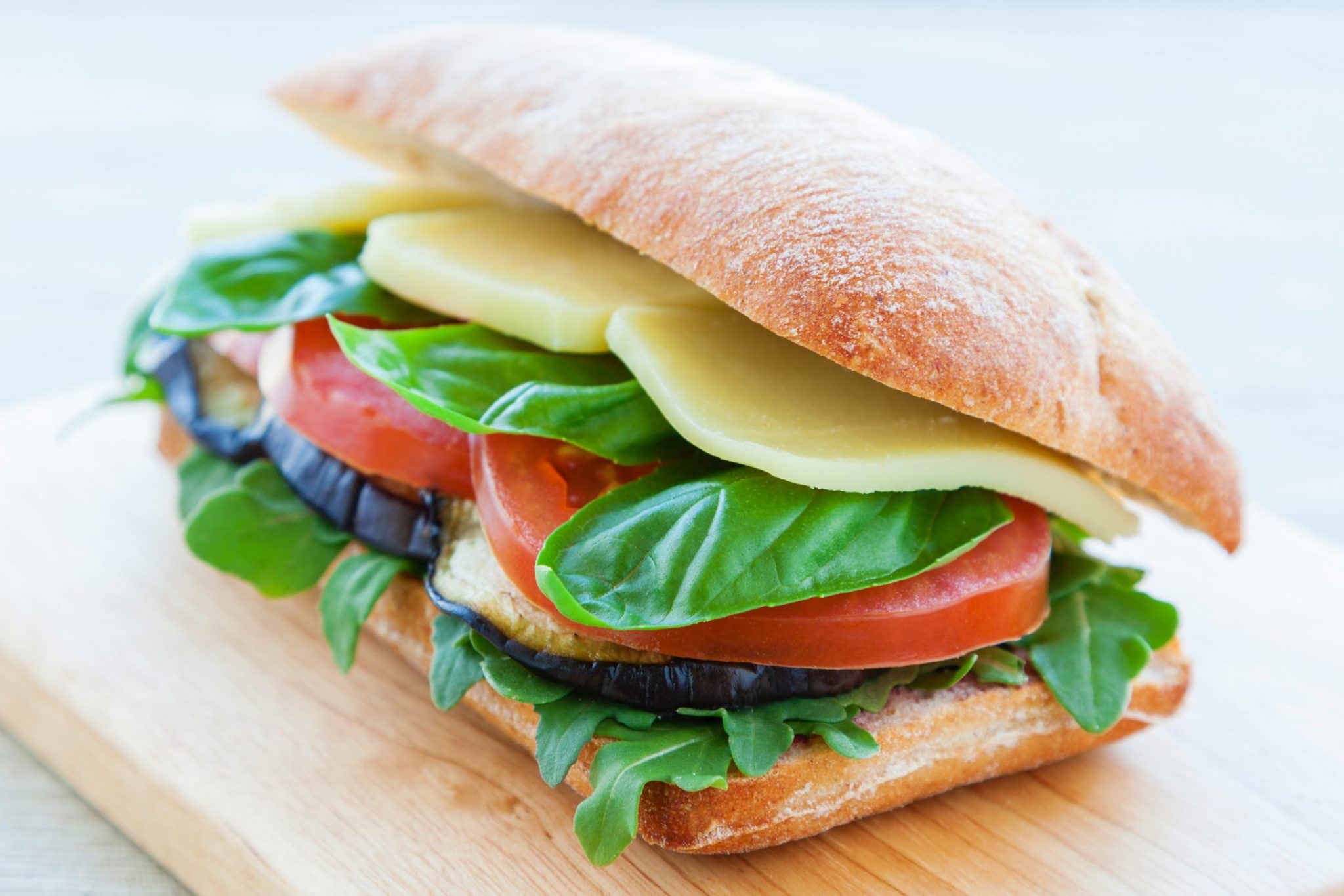 Eggplant And Mozzarella Sandwich | Healthy Foods Mag